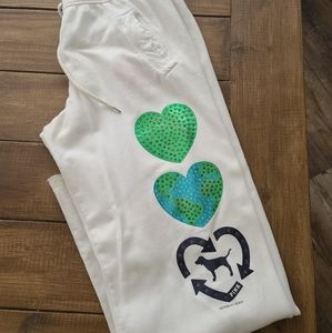 VS wide leg drawstring lounge pants